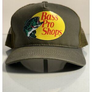Bass Pro Shops Trucker Hat Mesh Army Green